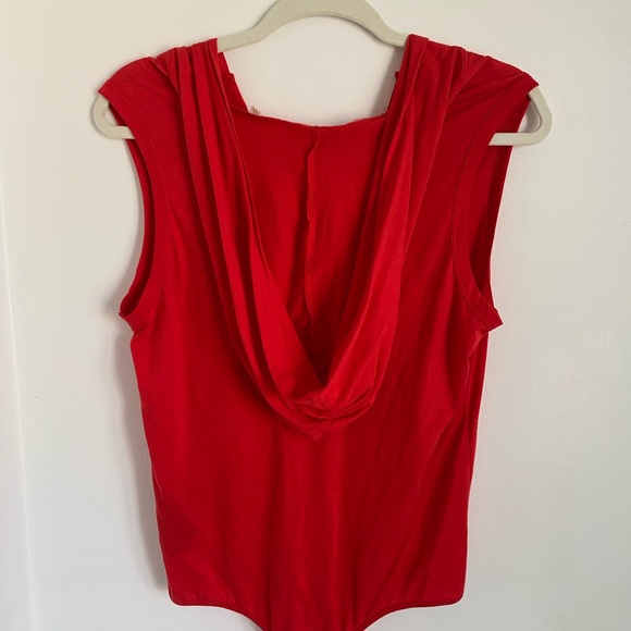 Guess Red hoodie body suit - Picture 3 of 3